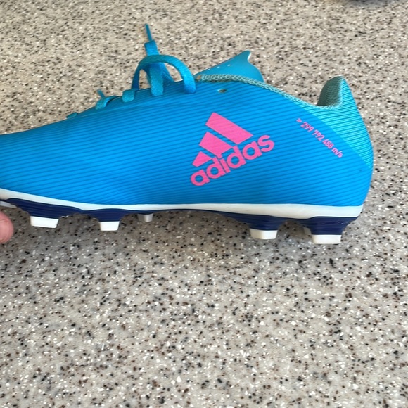 Blue speed flow 4 Addidas soccer cleats. Size 5 US - Picture 5 of 5